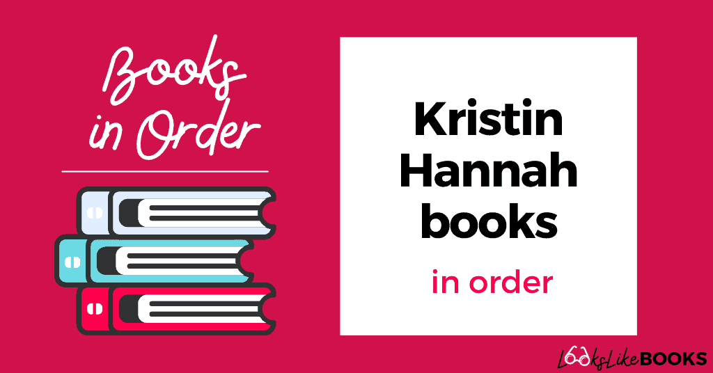 stack of clipart books and Kristin Hannah books in order