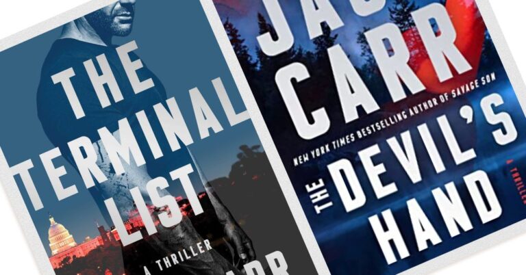 jack carr books in order, book covers for The terminal list and the Devil's hand
