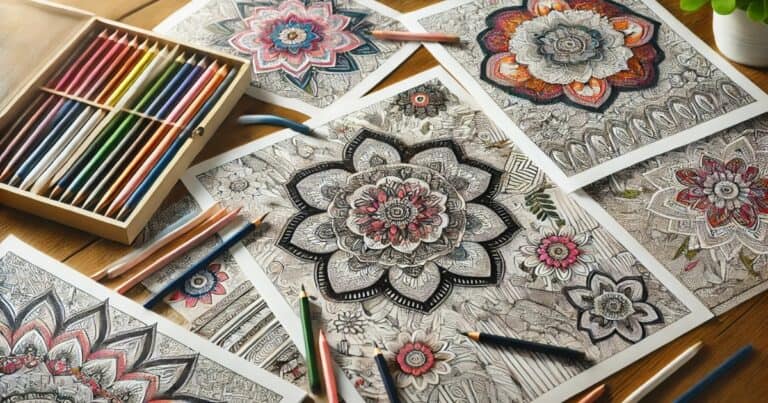 adult coloring book pages