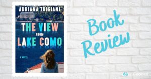 book cover of the view from lake como by adriana trigiani