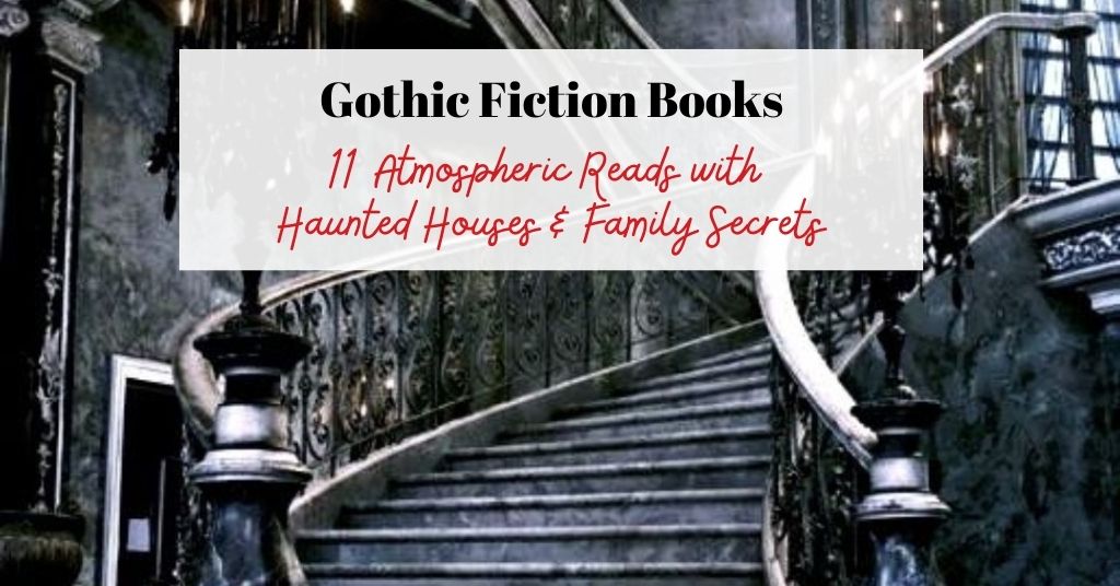 dark creepy staircase for gothic fiction books post